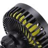 USB Powered Car Fan Air Circulation Fan for Vehicle Chair Rear Headrest 360 Degree Rotatable Head 18ft/s 3500RPM Car Cooling Fan