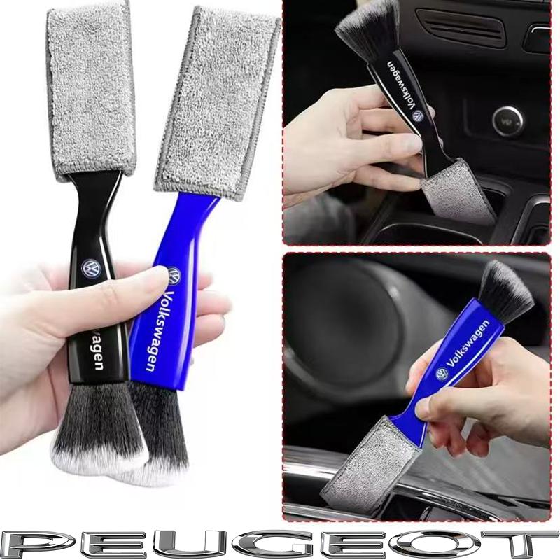 Car Cleaning Tools Air Conditioning Air Outlet Cleaning Dust Removal Soft Brush For VW GTI Polo Golf Passat Tiguan Arteon HubCap 64SAD