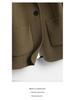 Women's Double-Faced Wool Blazer – Winter Slimming Essential Coat for a Versatile and Casual Workplace Look