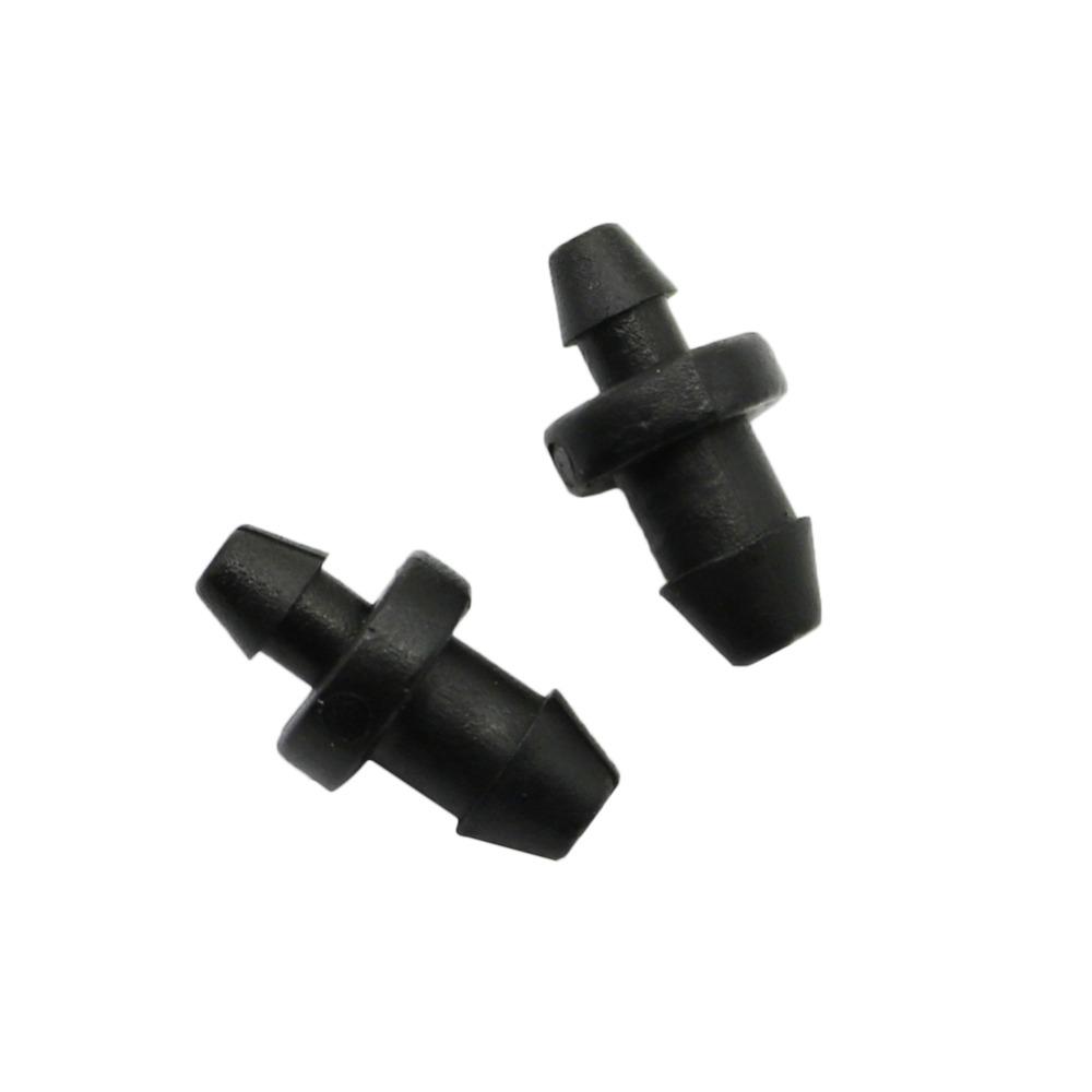 1/4 Inch to 1/8 Inch Hose End Plug Agriculture Irrigation Water hose connector Water Seal Closure Connector 100 Pcs