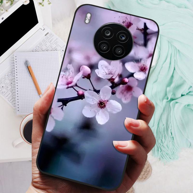 For Honor 50 Lite Case Black Cover Lion Wolf Silicone Soft Back Cases For Huawei Honor 50 Lite Pro Phone Case Protective Shell