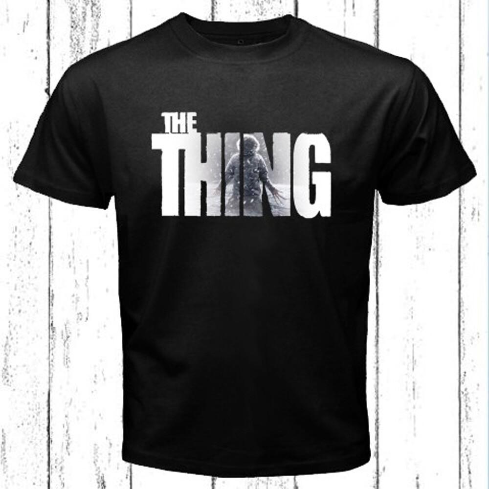The Thing Horror Movie Men s Black T-Shirt Size S-5XL Unisex T-Shirt XXXL