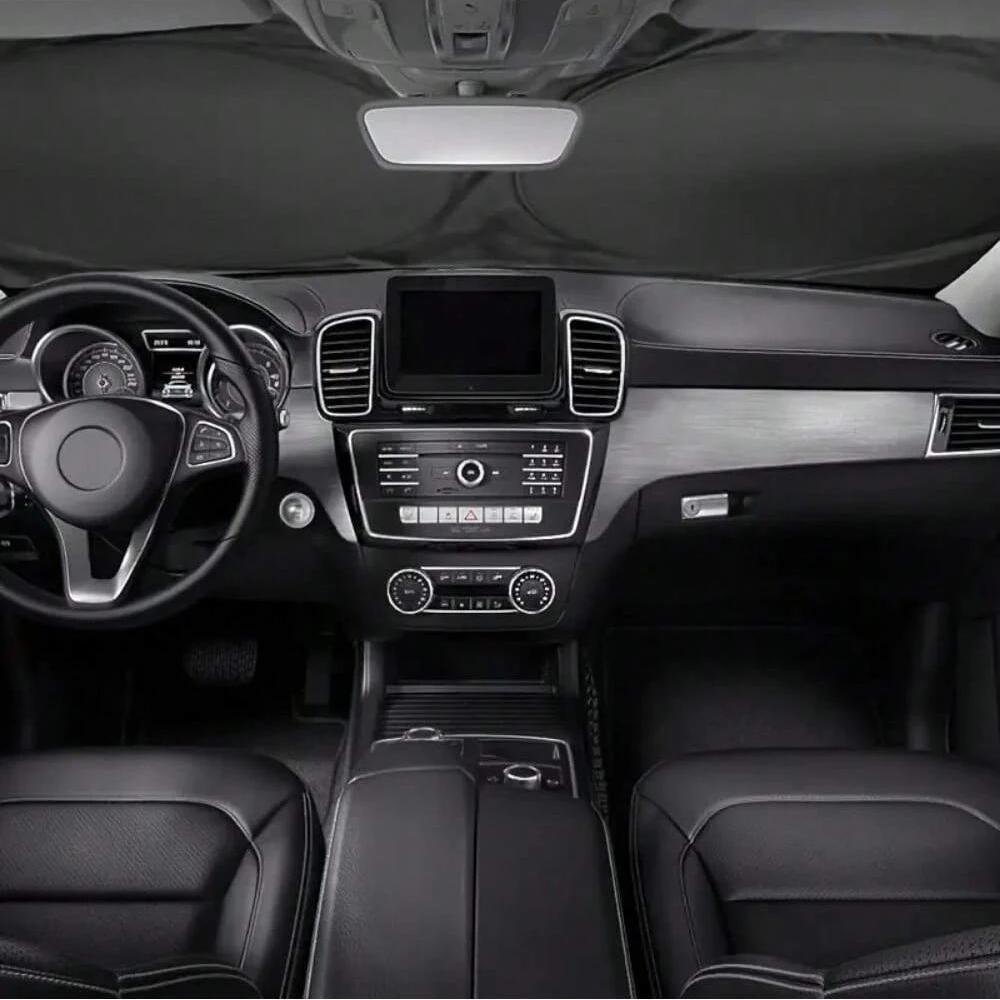 Car Window Sunshade - Folding UV-Protective Windshield Visor (Stylish Car Accessory)