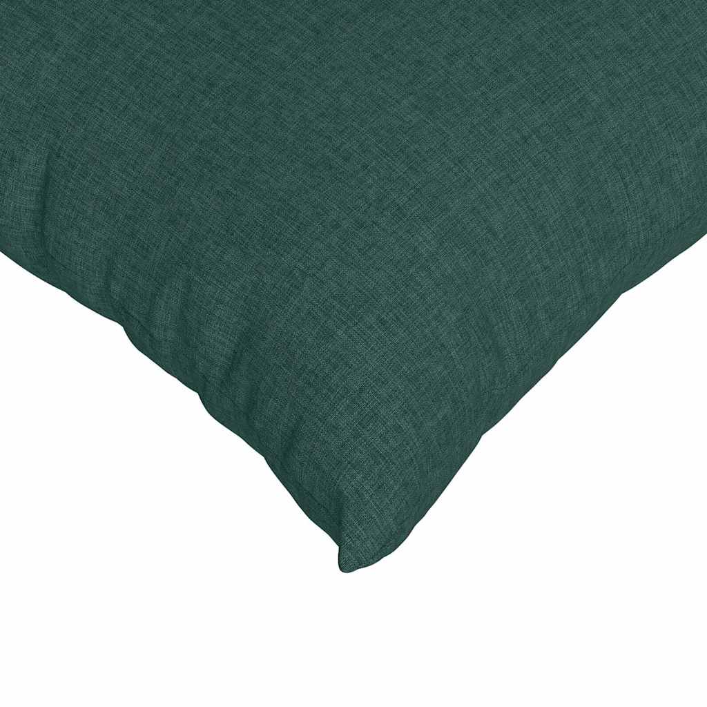 Sofa Cushions 2 Pcs Dark Green 50 X 30 Cm Fabric