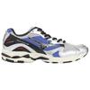 Mizuno Wave Rider 10 Running Shoes Unisex Silver Blue D1GA210416