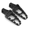 Aftermarket Footpegs BMW R 18 Motorcycle Anti-Slip Steel Pedals With Studs Black Electroplated