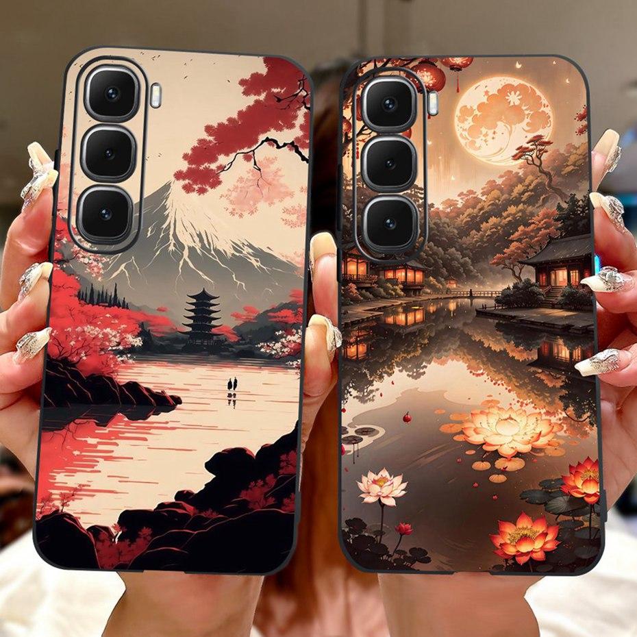 Fashion Painting Case For Infinix Hot 60 Pro+ 60Pro Soft Silicone TPU Phone Cases For Infinix Hot60 Pro Plus 4G Covers Bumpers