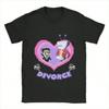 Spamton E Tenna Figli del Divorzio Deltarune Gioco T-shirt a Maniche Corte Girocollo Y2k T-shirt Unisex