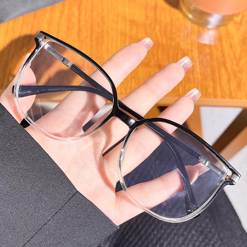 Reading Glasses Women Fashion Myopia Glasses Ultralight TR Frame 0 To -4.0 Black Eye Glasses For Men And Women