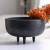 Moderne Kunstwerke Wabi-sabi-Stil Dreibeinige Obstschale B&B Hotel High-End-Modellzimmer Rezeption Aufbewahrungsdekorationen
