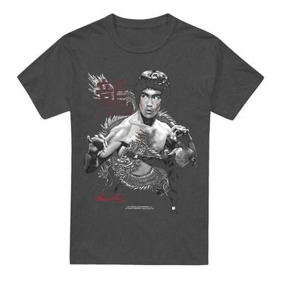 Bruce Lee Unisex Adult The Dragon T-Shirt