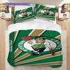 Celtics Spirit Green Gold Pride Bedding(1 * Duvet Cover + 2 * Pillowcase, Without core)Christmas Birthday Gift Bedding Set Duvet Cover and Pillowcase