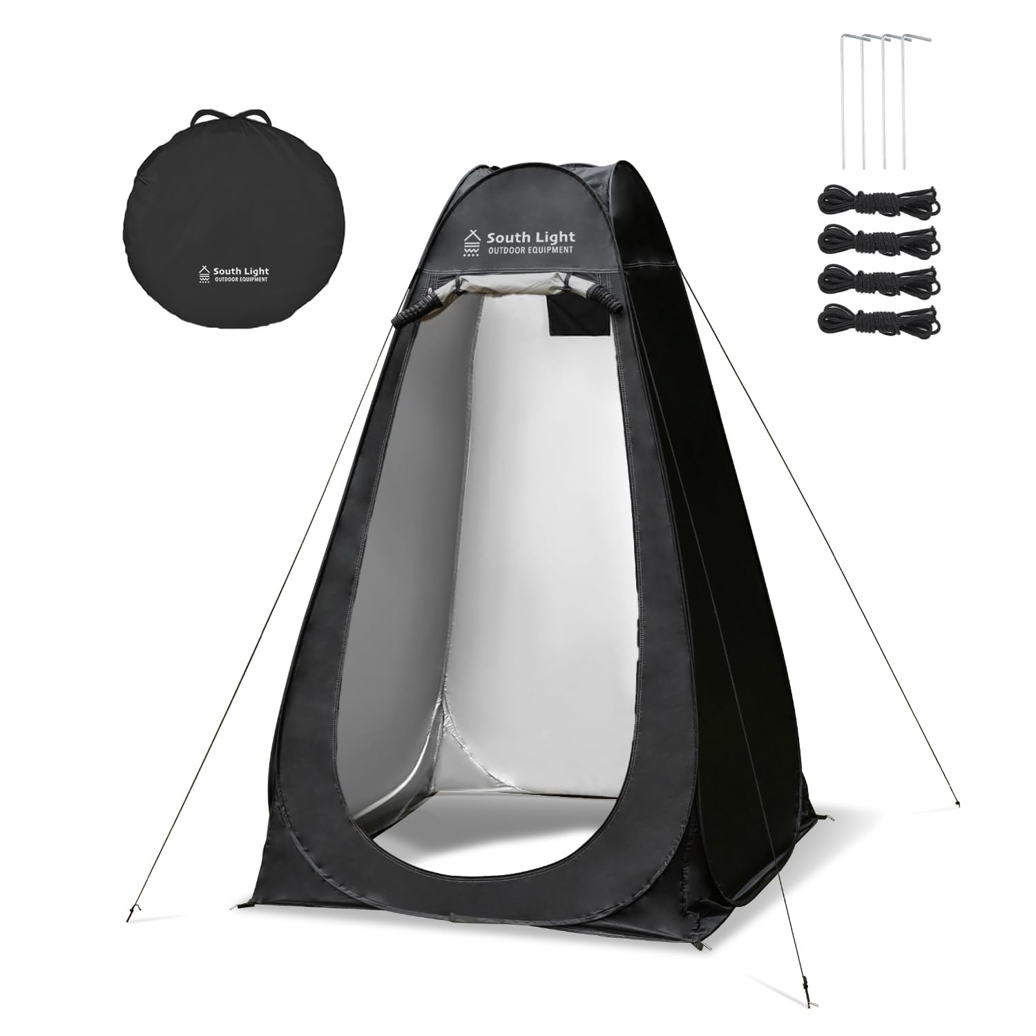 

Portable UV Height Storage Bag Fishing Changing Disaster Easy to Set Fully Black [Hidemasa] Tent, Changing, Pop-up, Toilet, One-touch, Foldable, чёрный