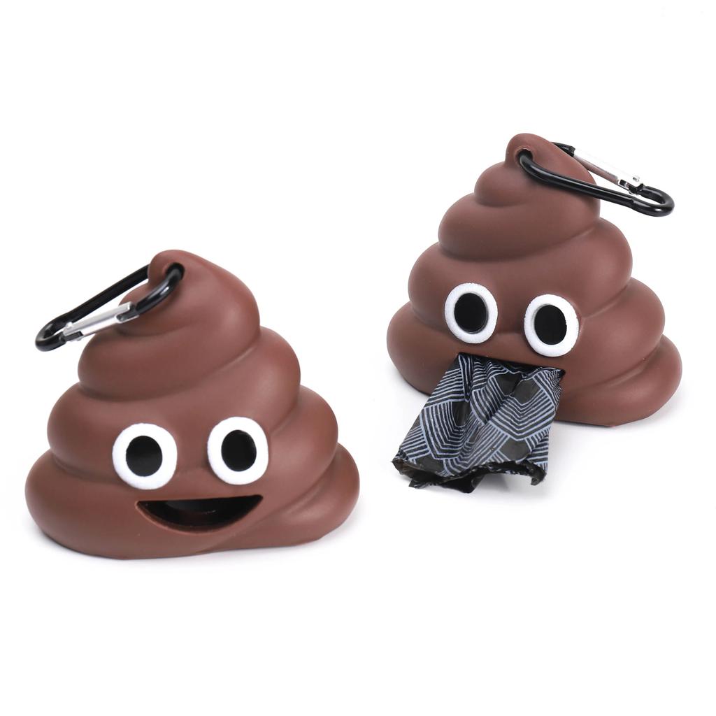Dispenser per Sacchetti Igienici per Cani Porta Sacchetti Rifiuti Animali Domestici Porta Sacchetti Rifiuti Cane da Esterno, Contenitore Portatile per Rifiuti Animali per Pulizia all'Aperto