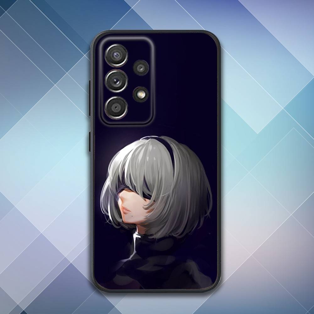 N-Nier 2B A-Automata Phone Case For Samsung S25,S24,S21,S22,S23,S30,Ultra,S20,Plus,Fe,Lite,Note,10,9,5G Black Cover