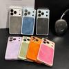 Square Crystal Lens Denim Case for iPhone 17 Pro Max/16 Pro Full Coverage 14/15
