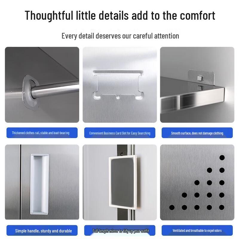 WEZHO 24-Door 304 Stainless Steel Locker