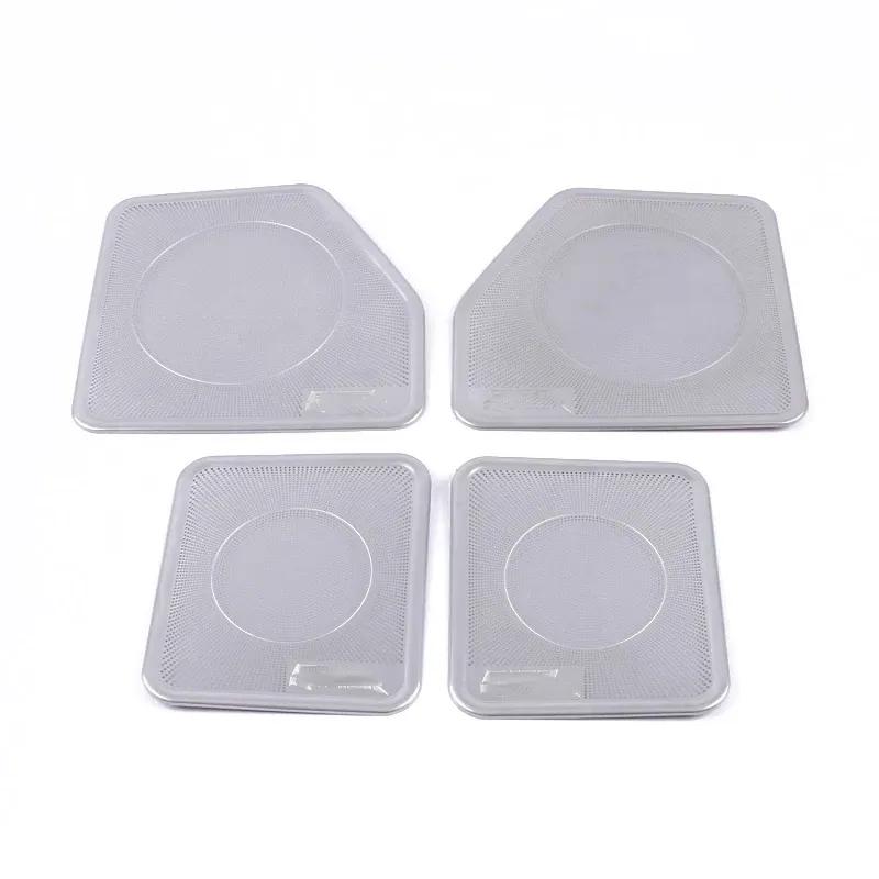 ABAIWAI For Ford F150 F-150 2015- Steel Car 4 Door Audio Speaker Loudspeaker Frame Horn Decoration Cover Trim Interior
