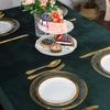 Vintage Green Soft Velvet Rectangular Countertop With Brushes Countertop Event Square Countertop Color | Layer