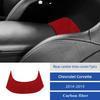 Luxury Red Carbon Fiber Car Central Decoration Cover For Corvette C7 2014-