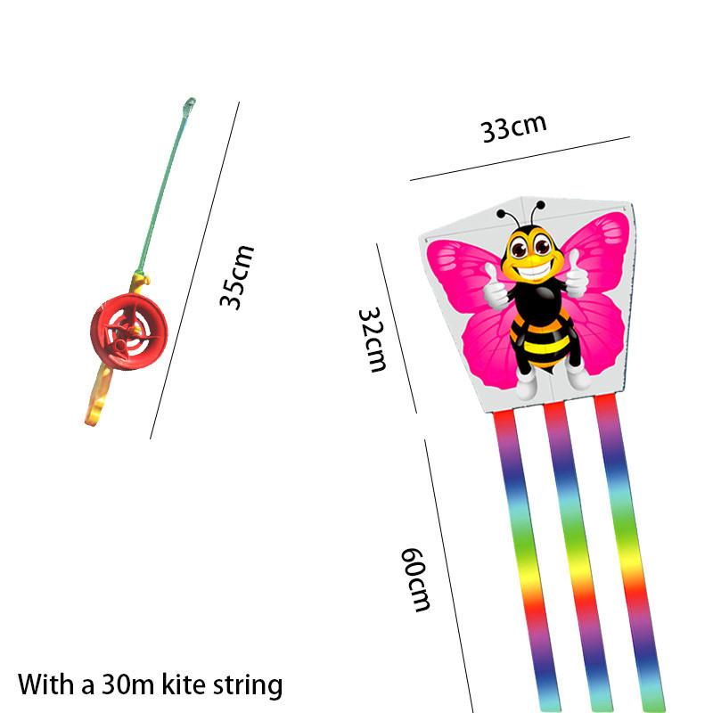 Weifang Hongyun Drachen Mini Angelrute Drachen Neuer Dynamischer Drachen Plastik Cartoon Drachen Schmetterling Goldfisch