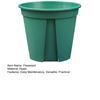 Breathable Control Flower Pot with Air Pruning Design Resin Planter for Blueberries Strawberries Roses Drainage Holes Thickened Beginner Plant Pot for