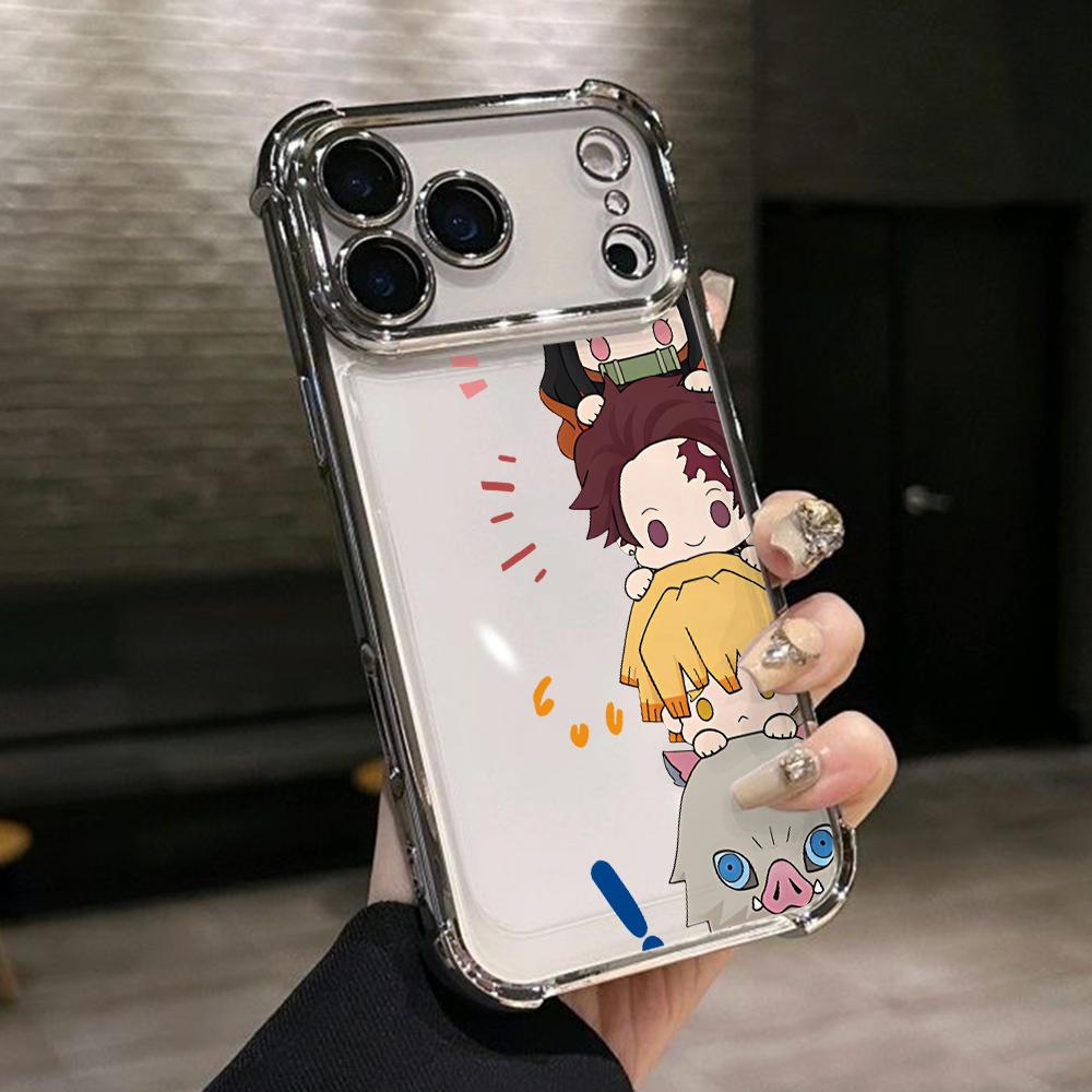 

Cute D-Demons S-Slayers Phone Case for Samsung Galaxy A57 A56 A55 A54 A53 A52 A37 A36 A16 A06 4G 5G Anti-drop Transparent Cover Galaxy A23 5G