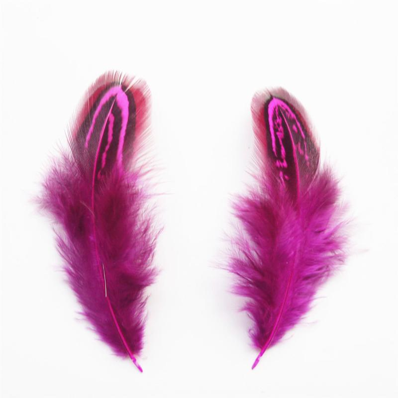 20PCS Natural Colorful Small Ringneck Pheasant Feathers for Crafts 3-7cm Earrings Jewelry Creation Carnaval Assesoires Plumes