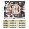 Music Band G-gorillazs Soft Blankets Picnic Plush Throw Blanket Aesthetic Home Decor Flannel Bedspread Sofa Bed Cover