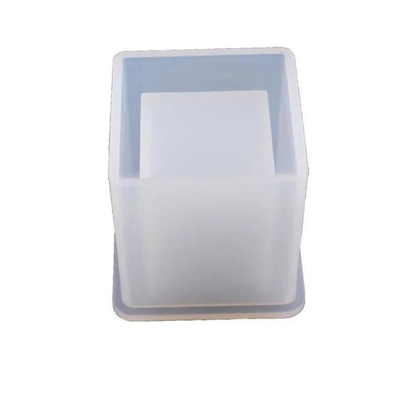 Square Round Silicone Mould Dried Flower Resin Decorative Craft DIY Storage Pen Holder Mold Jewelry Storage Box Resin Molds