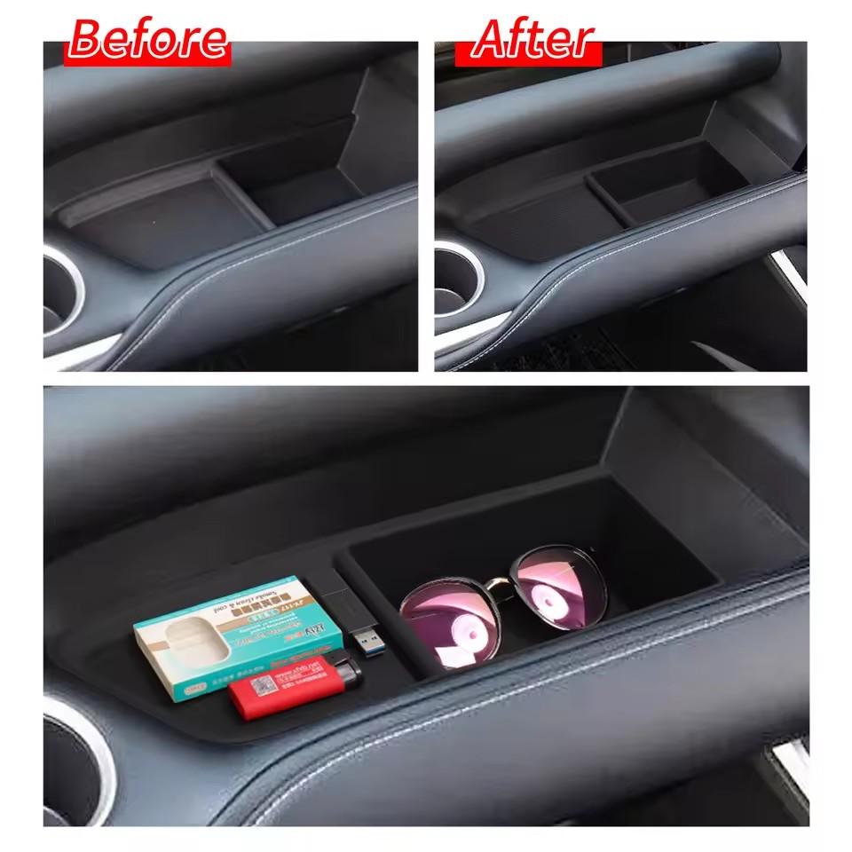 For Toyota Voxy 90 Series 2025-2025 Co-Pilot Dashboard Storage Box Tidying Phone Organizer Car Interior Accessories