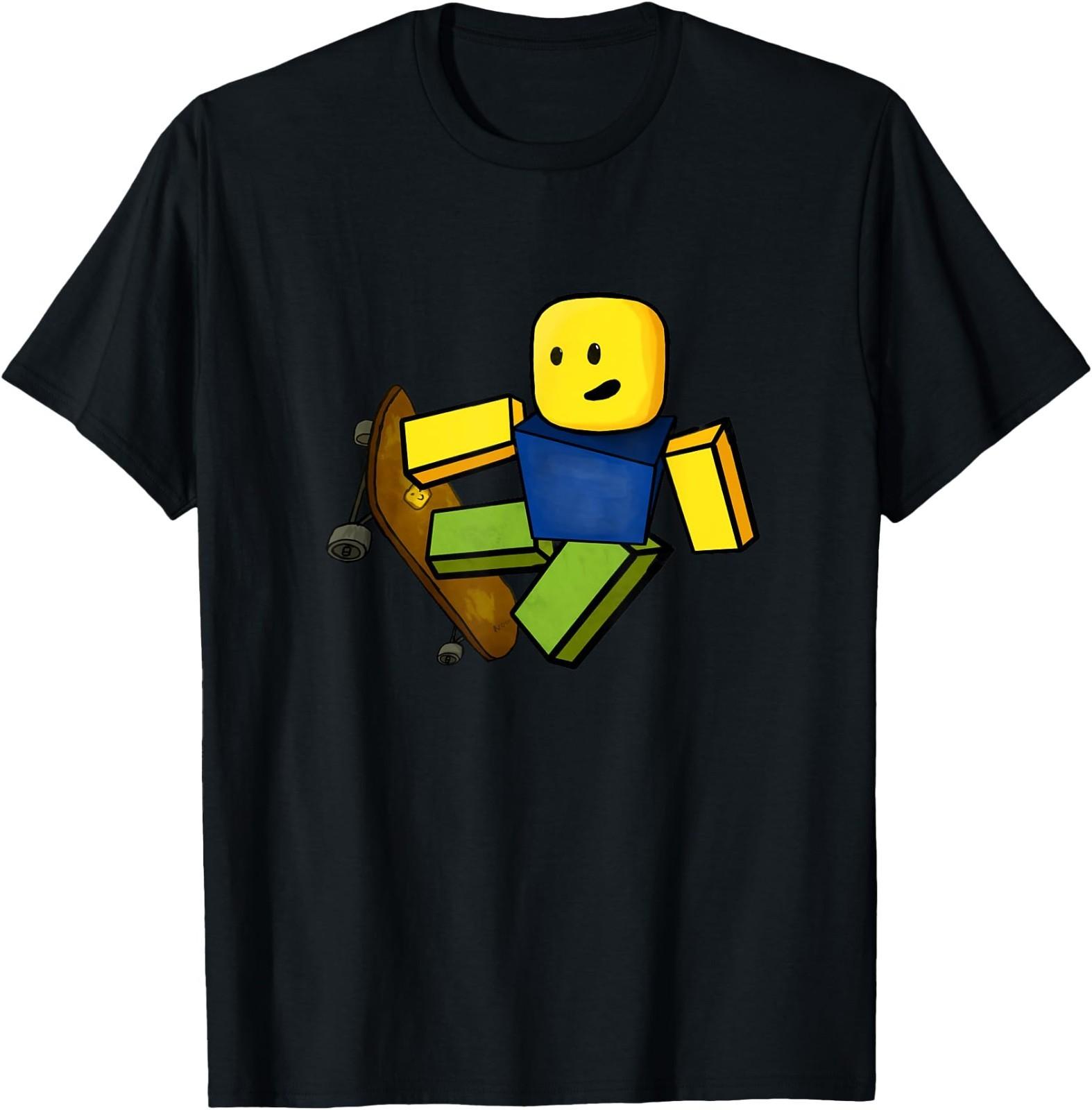 Blox Noob Skater Funny Meme Gaming Gift for Gamers T-Shirt XXL