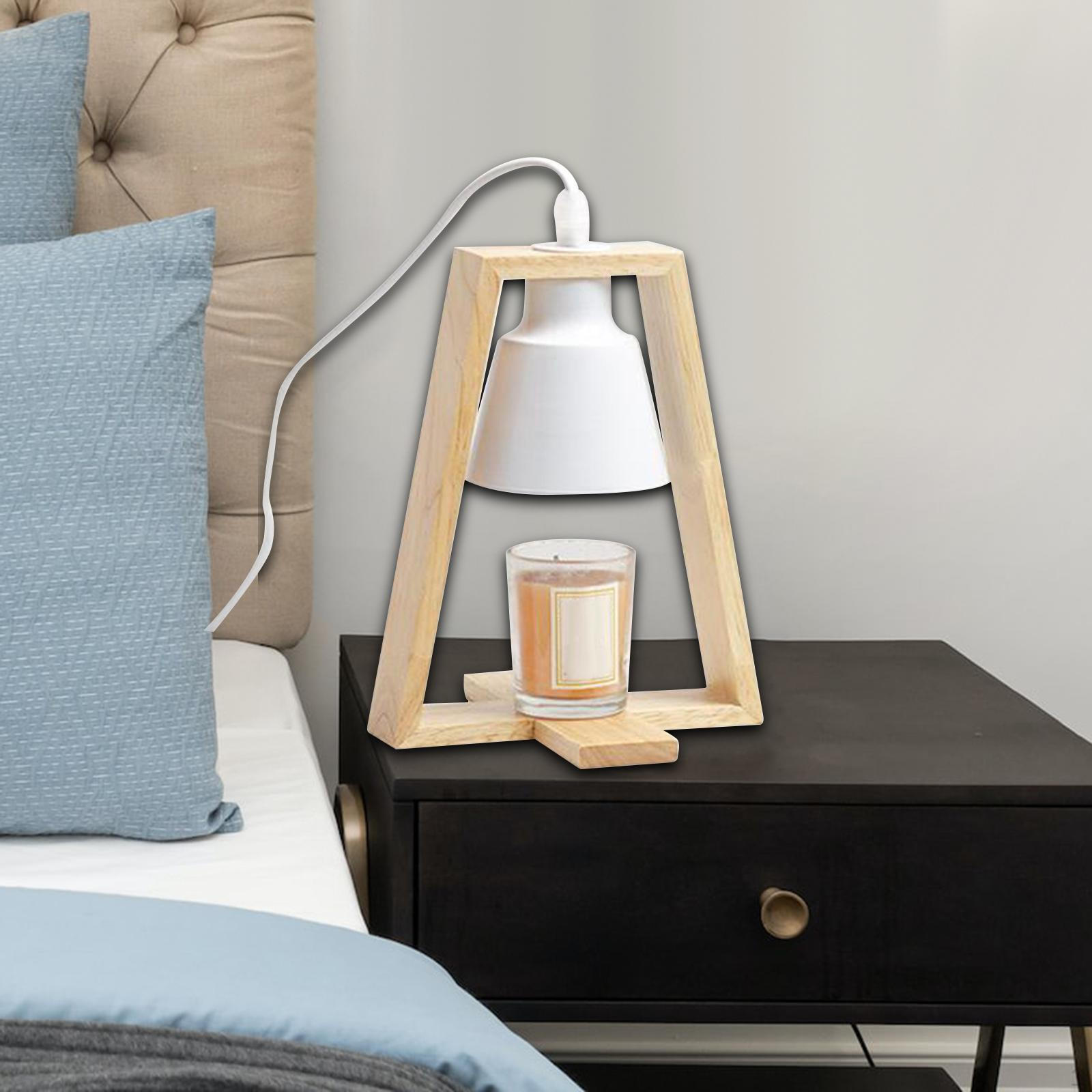 

Electric Candle Warmer Lamp Melting Heater Night Light for Jar Candles Tabletop Living Room StyleA