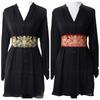 Satin Corset Belt Cloth Waistband Vintage Waist Belt  Women