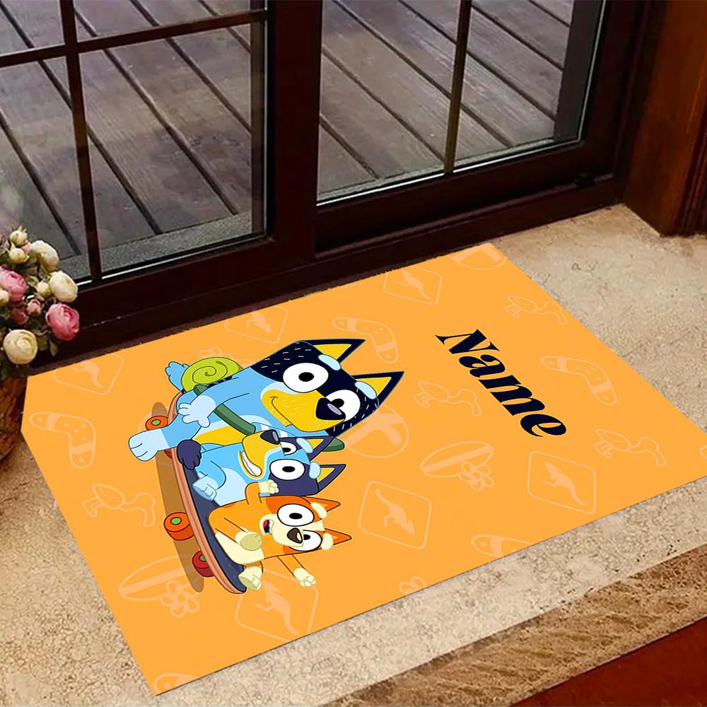 Gumball Darwin Adventure Customize Your Name Floor Rug Office Rug Suitable for Bedrooms Outdoor Hallway Playrooms Antislip Carpet Anime Office Decor