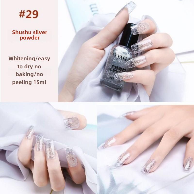 Nail Polish, No Baking, Quick Drying, Long-lasting Nail Polish, Oily, Non-tearable, Non-peelable Nail Polish