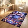 Personalized Crystal Velvet Carpet,Jujutsu Kaisen Custom Printed Name, Plush Area Rug For Home Indoor Decor
