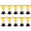 10 Pezzi Trofeo di Plastica Premio per Competizione Sportiva Mini Trofei Premio Vincitore Riutilizzabile Oggetti di Scena per Foto Forniture per Aula