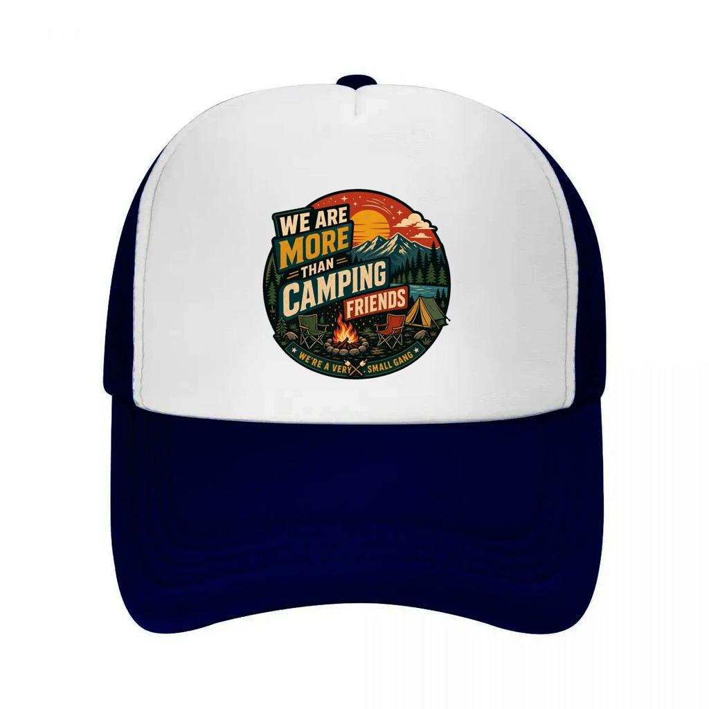 Retro Camping Friends Adventure Quot Mesh Baseball Cap Casual Hat Outdoor For Womens Unisex FeUnisex