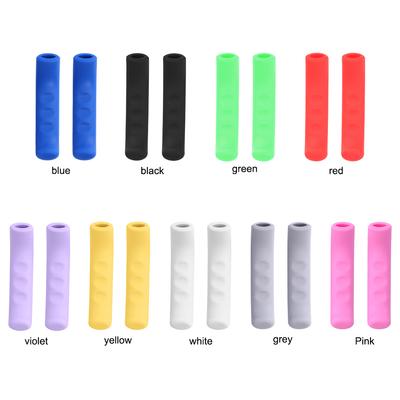 2pcs Brake Handle Lever Covers Antiskid Handle Protector Silicone Lever Shell Wear-resistant Parking Brake Lever Case