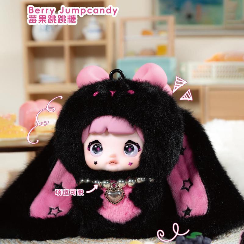 New 100% Genuine Nommi Glutinous Rice Honey Bunny Series Blind Box Mi Bao V2 Plush Toy Bag Pendant Girl Birthday Perfect Gift