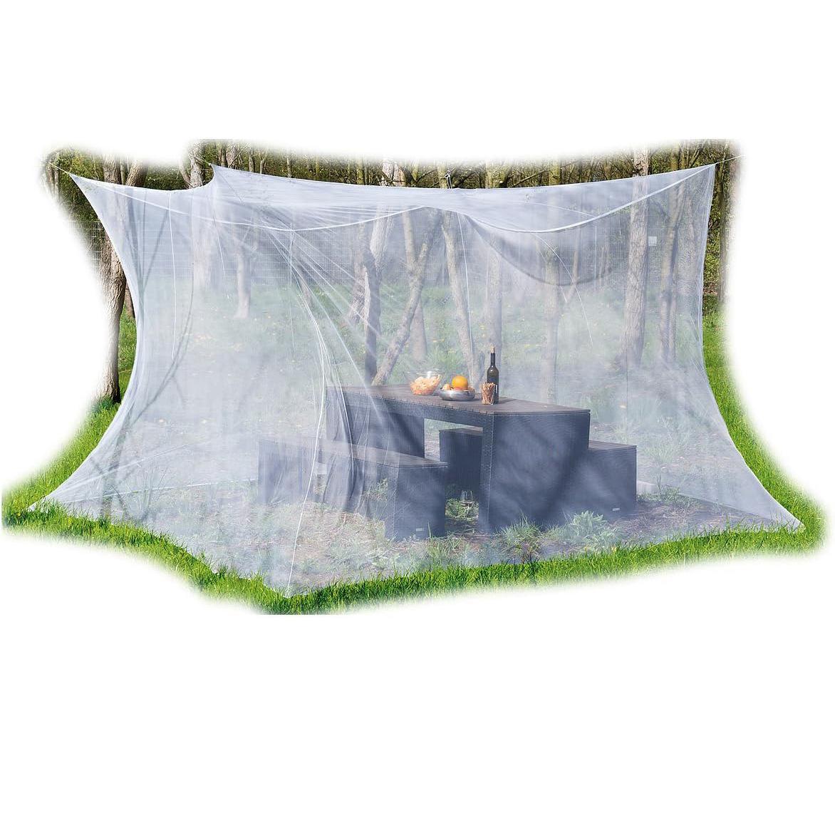 

Large Portable Mosquito Net for Camping – Easy Setup with Drawstring Closure, Breathable Fabric for Backyards & Outdoor Use 300x300x250CM белый