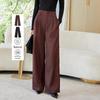 Women's High-Waist Wide-Leg Suit Pants
