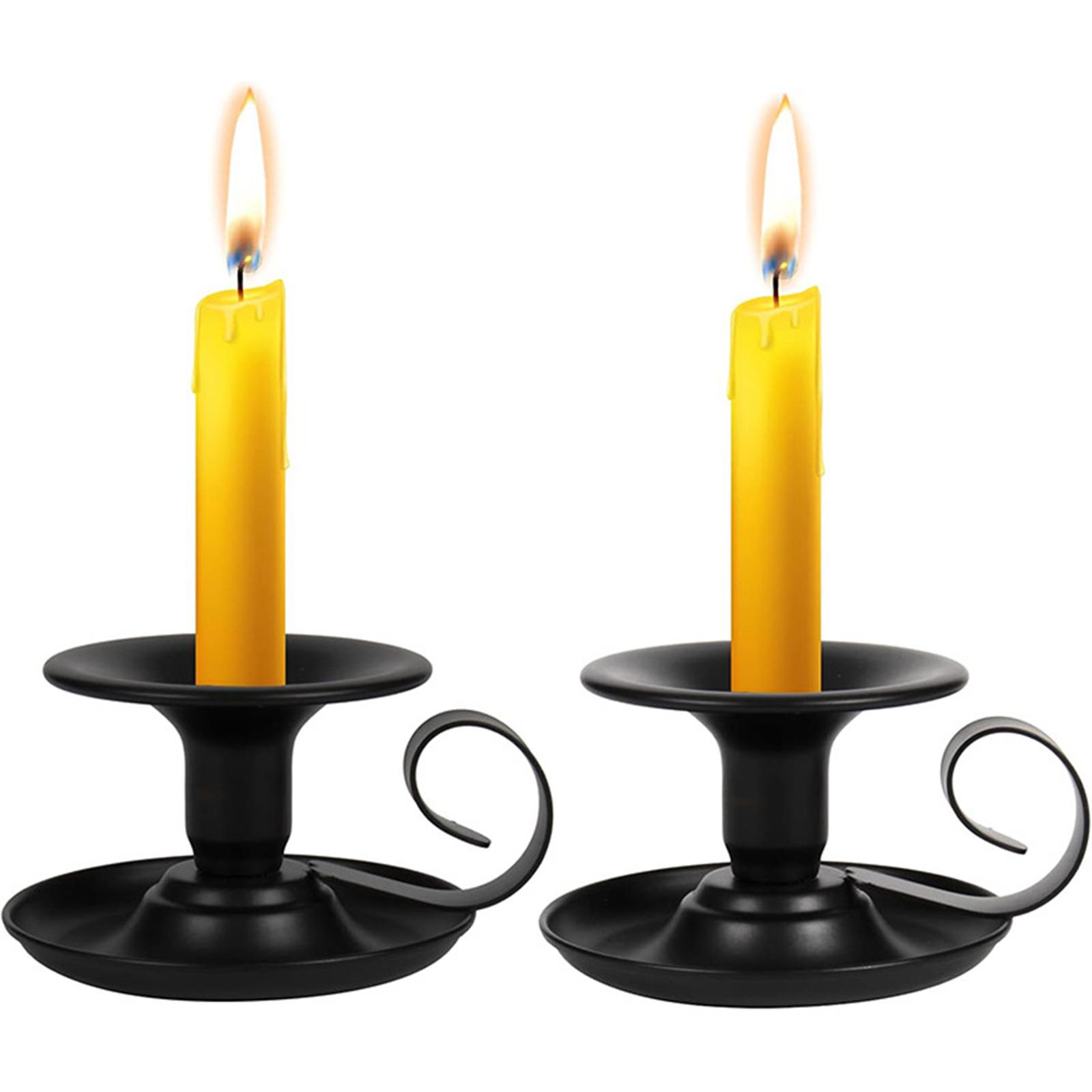 

2pc Teacup Candle Holder Old Retro Small Iron Candle Holder Aromatherapy Candle Wedding Props One Size чёрный