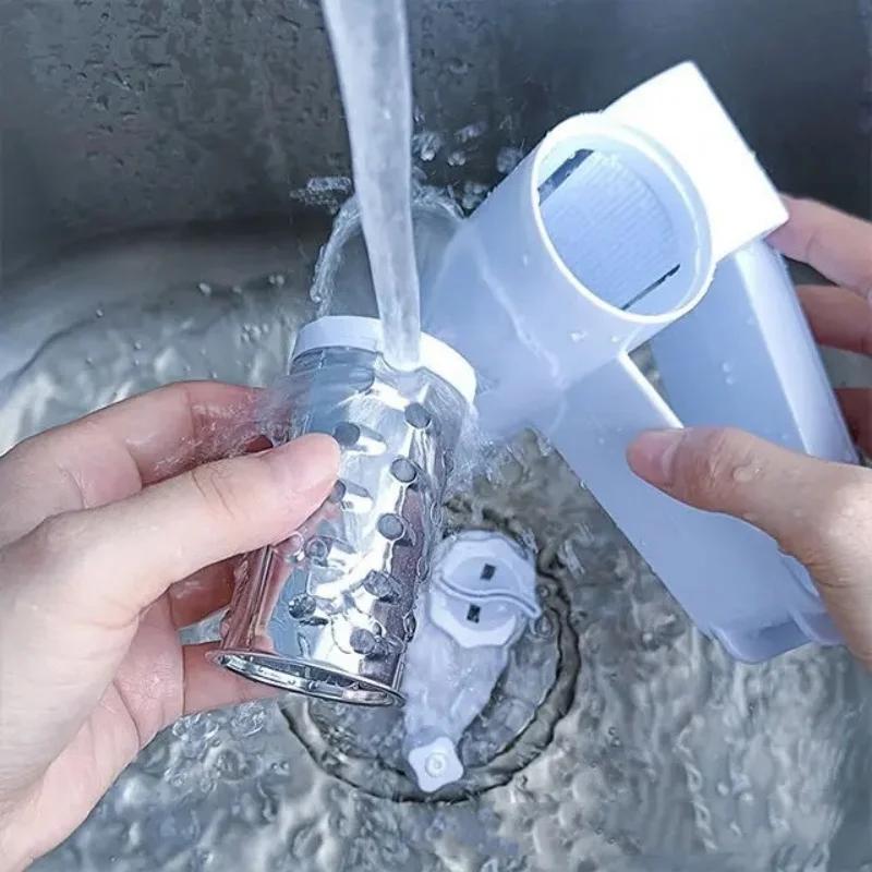 Three In One Set Hand Rotating Cheese Planer Creative Kitchen Tool Cheese Cheese Grater Multifunctional Cheese Grater