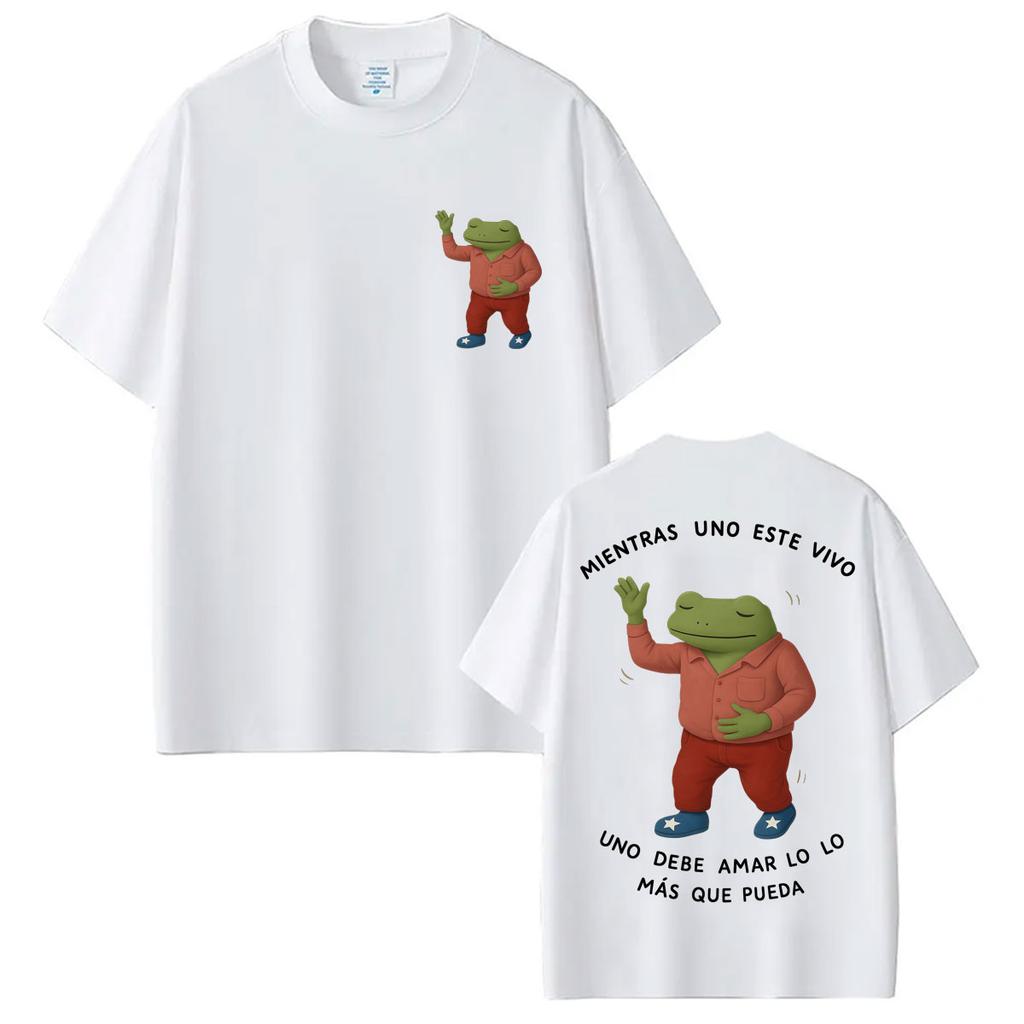 Maglietta Novità Rapper Bad Bunny Debi Tirar Mas Fotos DTMF World Tour Magliette Vintage Unisex Donna Hip Hop Cotone Magliette Larghe