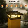 2PCS Solar LED Post Lights Portable Bright Fence Post Cap Light Decoration Stigma Lamp for Outdoor Garden Porch Patio Yard