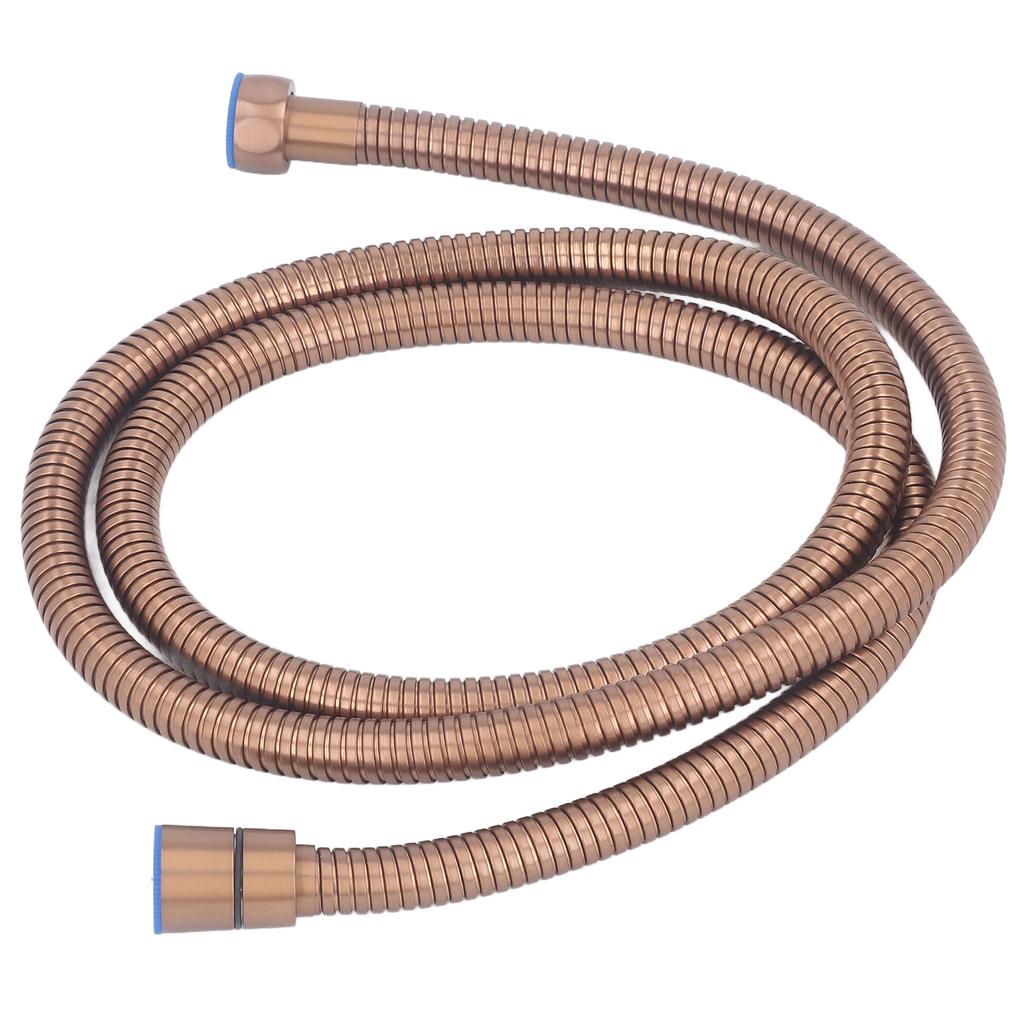 Shower Hose Cold Hot Dual Control Stainless Steel Flexible Pipe for Bathroom Water Heater 1.5 Meter