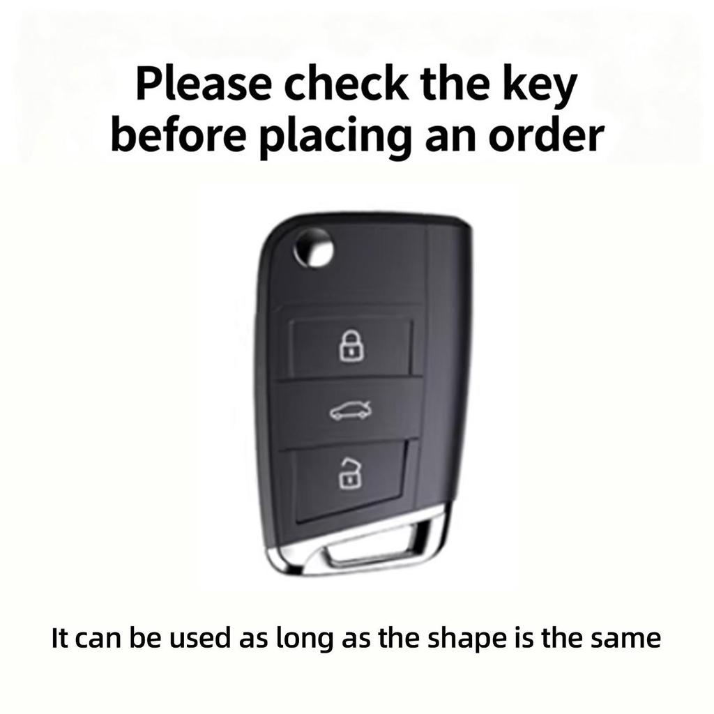 Volkswagen Tiguan L Key Case for New Sagitar, Golf 7, Lavida Plus, Lamando, Bora - Women's Accessory Shell & Buckle