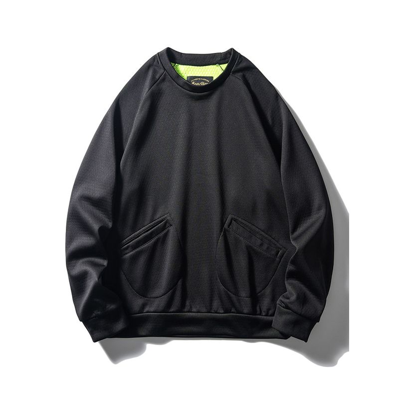 Men's Air Layer Sweatshirt for Export, 2024 New Spring and Autumn Style, Round Neck Outdoor Sports Trendy Brand Jacket